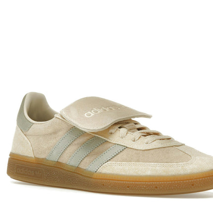 Adidas Handball Spezial size? Exclusive Sand Gum IH7298, trois-quarts avant extérieur