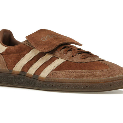 Adidas Handball Spezial Brown Gum IH7299, trois-quarts avant extérieur