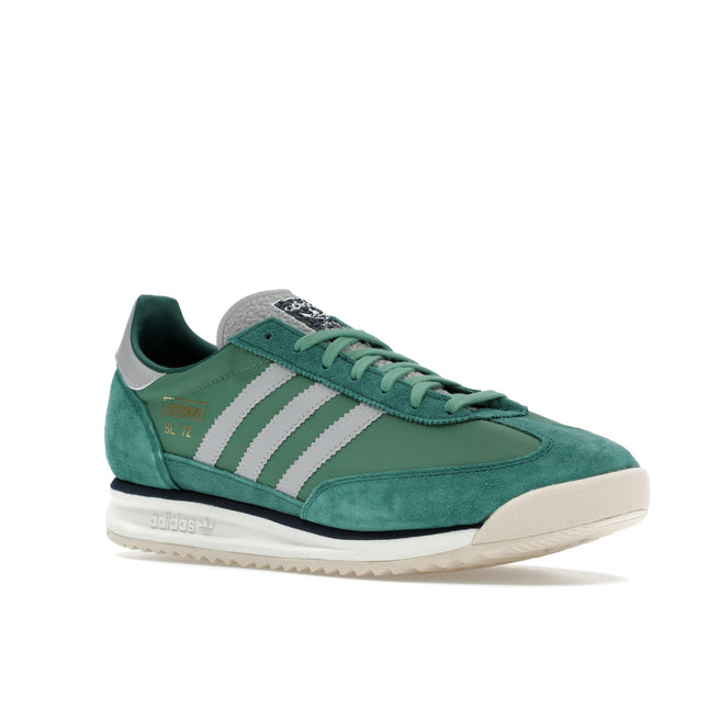 Adidas SL 72 RS Preloved Green Grey Collegiate Green IH8016, trois-quarts avant extérieur
