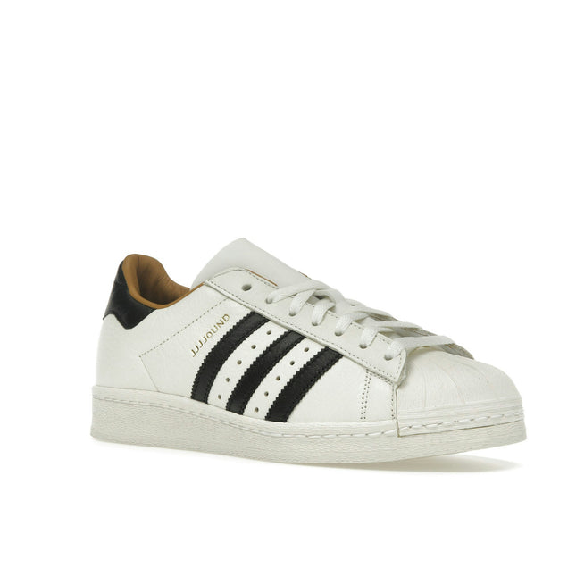 Adidas Superstar 82 JJJJound Off White Made In Germany IH8148, trois-quarts avant extérieur
