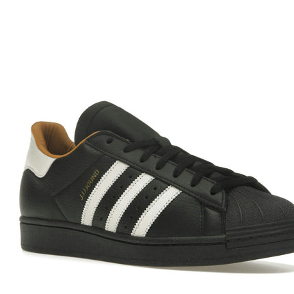 Adidas Superstar 90 JJJJound Black Made In Japan IH8150, trois-quarts avant extérieur