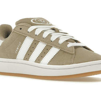 Adidas Campus 00s Blanch Cargo IH8313, trois-quarts avant extérieur
