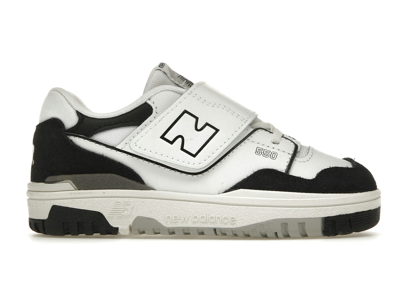 New Balance 550 White Black Rain Cloud (TD)