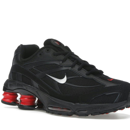 Nike Shox Ride 2 Black University Red II7635-001, trois-quarts avant extérieur