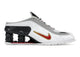 Nike Shox MR4 Mule Martine Rose Metallic Platinum Varsity Red IM5420-100, vue principale
