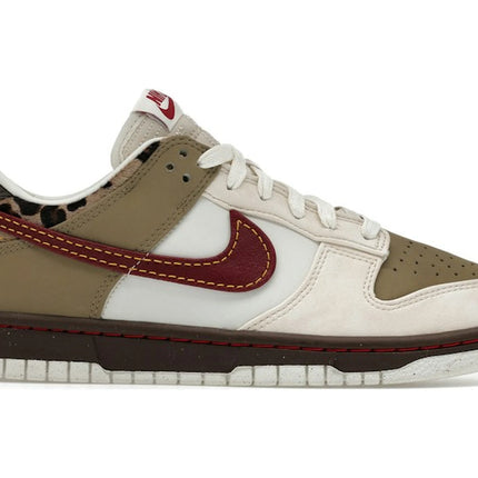 Nike Dunk Low Retro Khaki Team Red Pearl White IM6687-262, vue principale