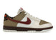 Nike Dunk Low Retro Khaki Team Red Pearl White IM6687-262, vue principale