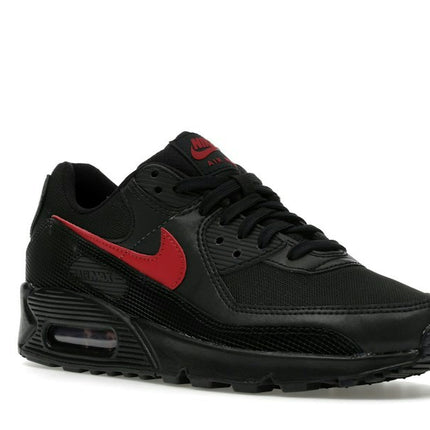 Nike Air Max 90 Black Tough Red IM9616-001, trois-quarts avant extérieur
