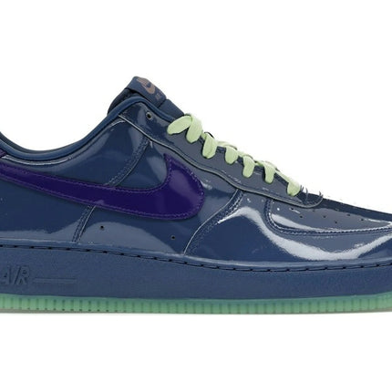 Nike Air Force 1 Low Patent Leather Mystic Navy Grape Ice IO4489-400, vue principale