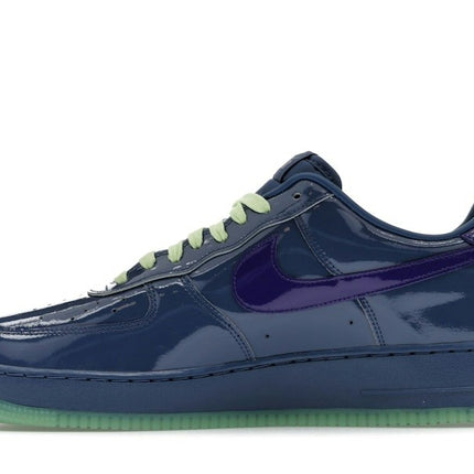 Nike Air Force 1 Low Patent Leather Mystic Navy Grape Ice IO4489-400, profil intérieur