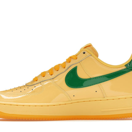 Nike Air Force 1 Low Patent Leather Topaz Gold Pine Green IO4489-700, profil intérieur
