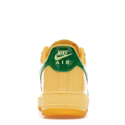 Nike Air Force 1 Low Patent Leather Topaz Gold Pine Green IO4489-700, arrière