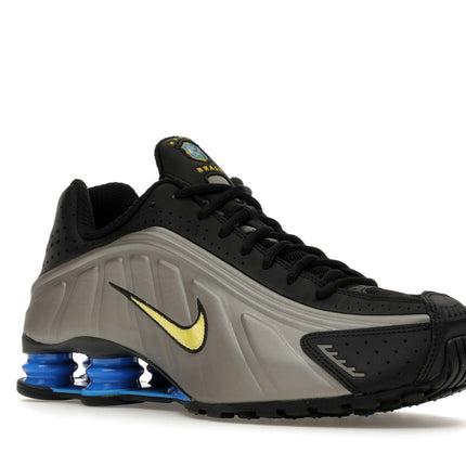 Nike Shox R4 Brazil IO8134-001, trois-quarts avant extérieur
