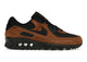 Nike Air Max 90 Premium Light British Tan Velvet Brown IQ0283-281, vue principale