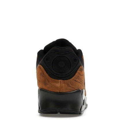 Nike Air Max 90 Premium Light British Tan Velvet Brown IQ0283-281, arrière