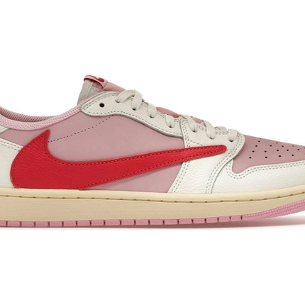 Air Jordan 1 Retro Low OG SP Travis Scott Sail Tropical Pink IQ7604-101, vue principale