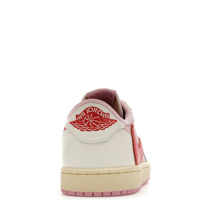 Air Jordan 1 Retro Low OG SP Travis Scott Sail Tropical Pink IQ7604-101, arrière