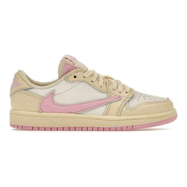 Air Jordan 1 Retro Low OG SP Travis Scott Shy Pink (PS) IQ7605-100, vue principale