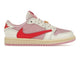 Air Jordan 1 Retro Low OG SP Travis Scott Sail Tropical Pink (PS) IQ7605-101, vue principale