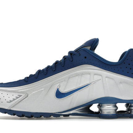 Nike Shox R4 Court Blue Metallic Silver IQ9391-476, profil intérieur