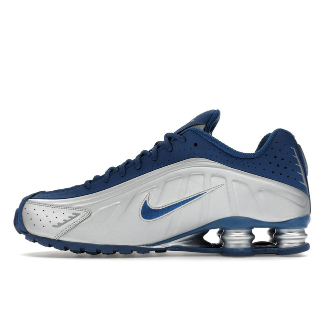 Nike Shox R4 Court Blue Metallic Silver IQ9391-476, profil intérieur