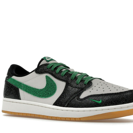 Air Jordan 1 Retro Low OG Phantom Pine Green IR2283-030, trois-quarts avant extérieur