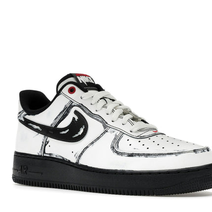 Nike Air Force 1 Low Scream Ghostface IV6350-121, trois-quarts avant extérieur