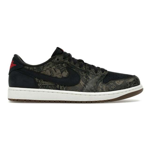 Air Jordan 1 Retro Low OG Laser Black University Red IV6750-001, vue principale