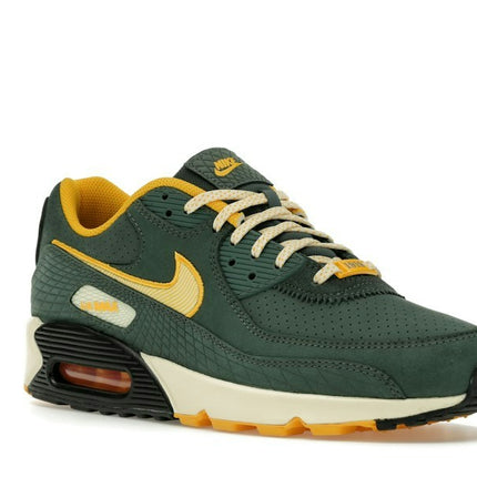 Nike Air Max 90 Green Bay Packers IW1134-301, trois-quarts avant extérieur