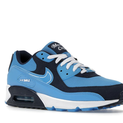 Nike Air Max 90 Tennessee Titans IW1141-400, trois-quarts avant extérieur