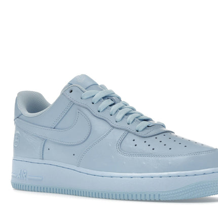 Nike Air Force 1 Low '07 Travis Scott Ice Blue JF7727-400, trois-quarts avant extérieur