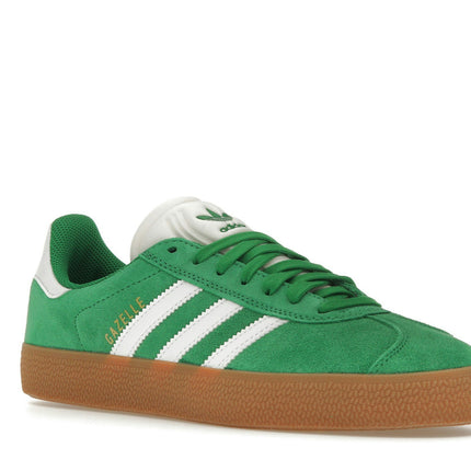 Adidas Gazelle ADV Green JH5247, trois-quarts avant extérieur