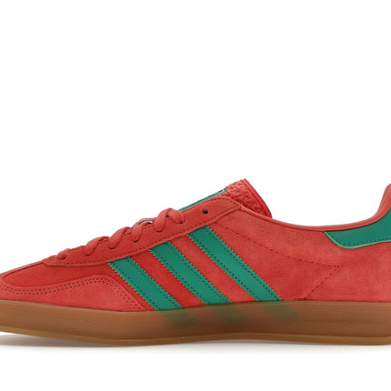 Adidas Gazelle Indoor Preloved Scarlet Court Green JH5407, profil intérieur