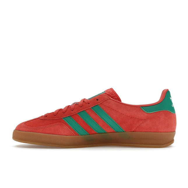 Adidas Gazelle Indoor Preloved Scarlet Court Green JH5407, profil intérieur