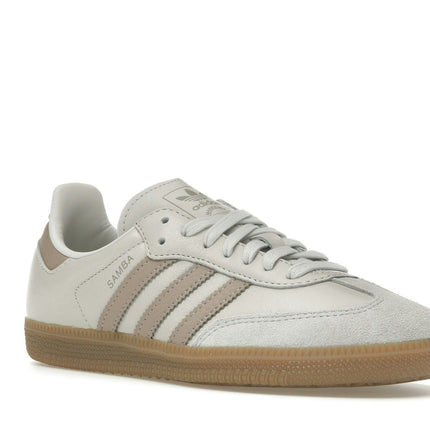 Adidas Samba OG Grey Vapor Grey Gum JH5792, trois-quarts avant extérieur
