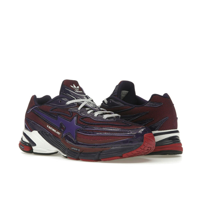 Adidas Orketro Bape Dark Purple JH6362, paire de trois-quarts avant