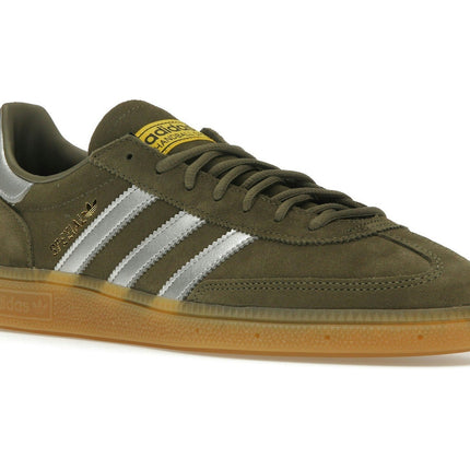 Adidas Handball Spezial Olive Strata JH7558, trois-quarts avant extérieur