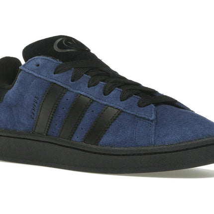 Adidas Campus 00s Dark Blue Core Black JH8997, trois-quarts avant extérieur