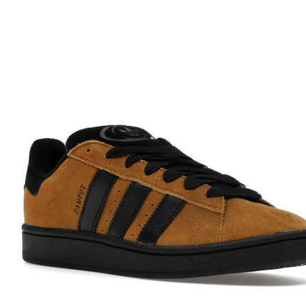 Adidas Campus 00s Bronze Strata Core Black JH8998, trois-quarts avant extérieur
