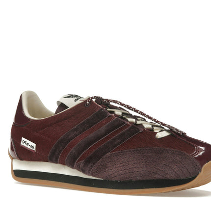 Adidas Country OG Song For The Mute Maroon JH9011, trois-quarts avant extérieur