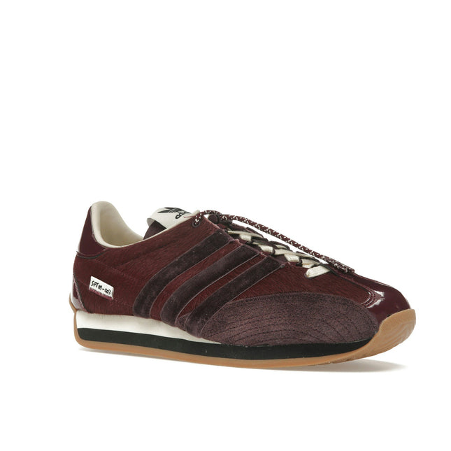 Adidas Country OG Song For The Mute Maroon JH9011, trois-quarts avant extérieur