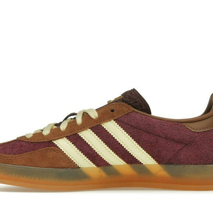Adidas Gazelle Indoor Maroon Almost Yellow JI0324, profil intérieur