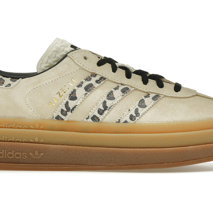 Adidas Gazelle Bold Cream Black Leopard JI1370, vue principale