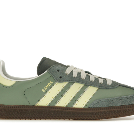 Adidas Samba OG Silver Green Legend Ivy JI1863, vue principale