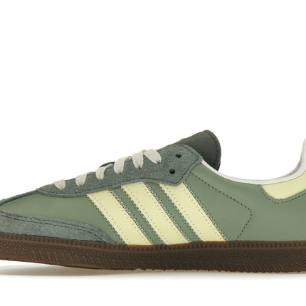 Adidas Samba OG Silver Green Legend Ivy JI1863, profil intérieur