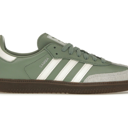 Adidas Samba OG Silver Green Chalk White JI1866, vue principale