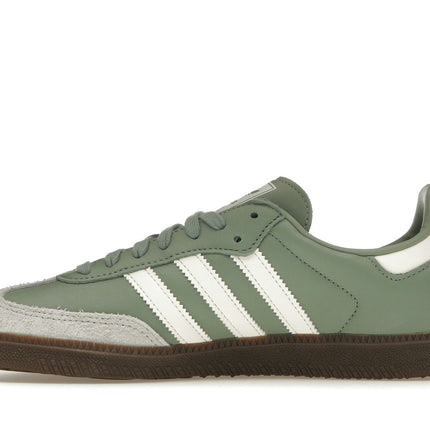 Adidas Samba OG Silver Green Chalk White JI1866, profil intérieur