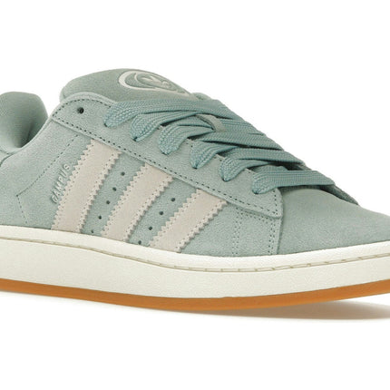 Adidas Campus 00s Hazy Green JI1984, trois-quarts avant extérieur