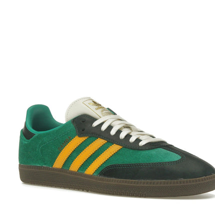 Adidas Samba OG Court Green Preloved Yellow JI2681, trois-quarts avant extérieur