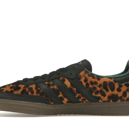 Adidas Samba OG Black Green Leopard JI2735, profil intérieur
